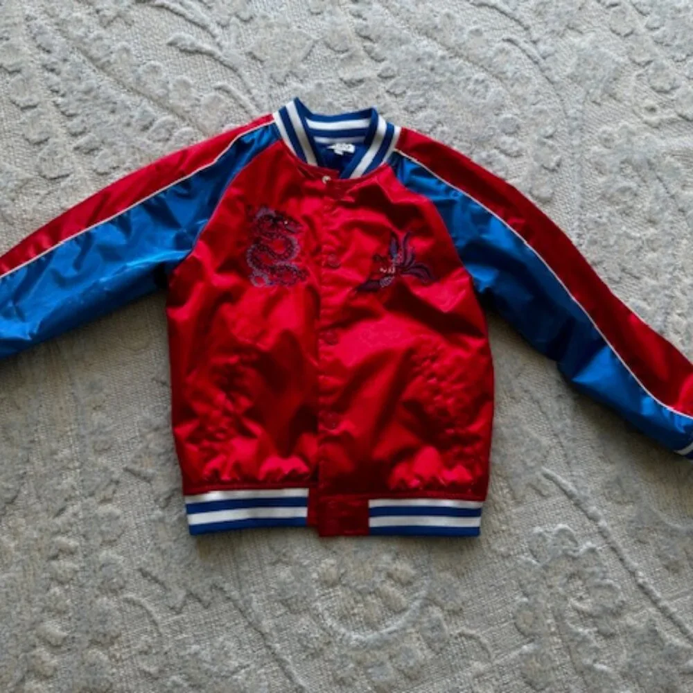 KENZO Kid's Dragon Logo Bomber Jacket - Picture 4 of 4
